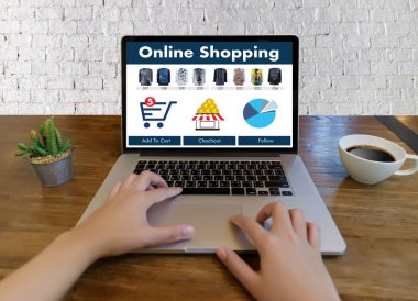 İş adamları teknoloji e-ticaret Internet küresel Marketi kullanın