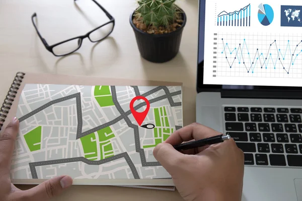 GPS Map to Route Destination network connection Location Street