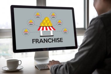 Perakende ve iş iş heyeti C marka franchise pazarlama