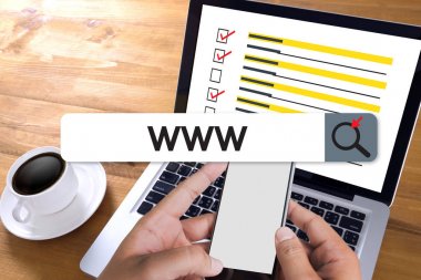 Www Web sitesi Online Internet Web sayfası bilgisayar tarayıcı bağlantısı