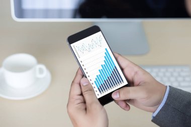 İstatistik analiz iş verileri diyagramı büyüme artış Pazar