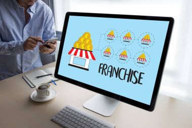 Perakende ve iş iş heyeti C marka franchise pazarlama