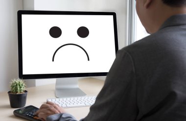 Depresif duygular kavramı, Amort gülen yüz ifade yazdırılmasını