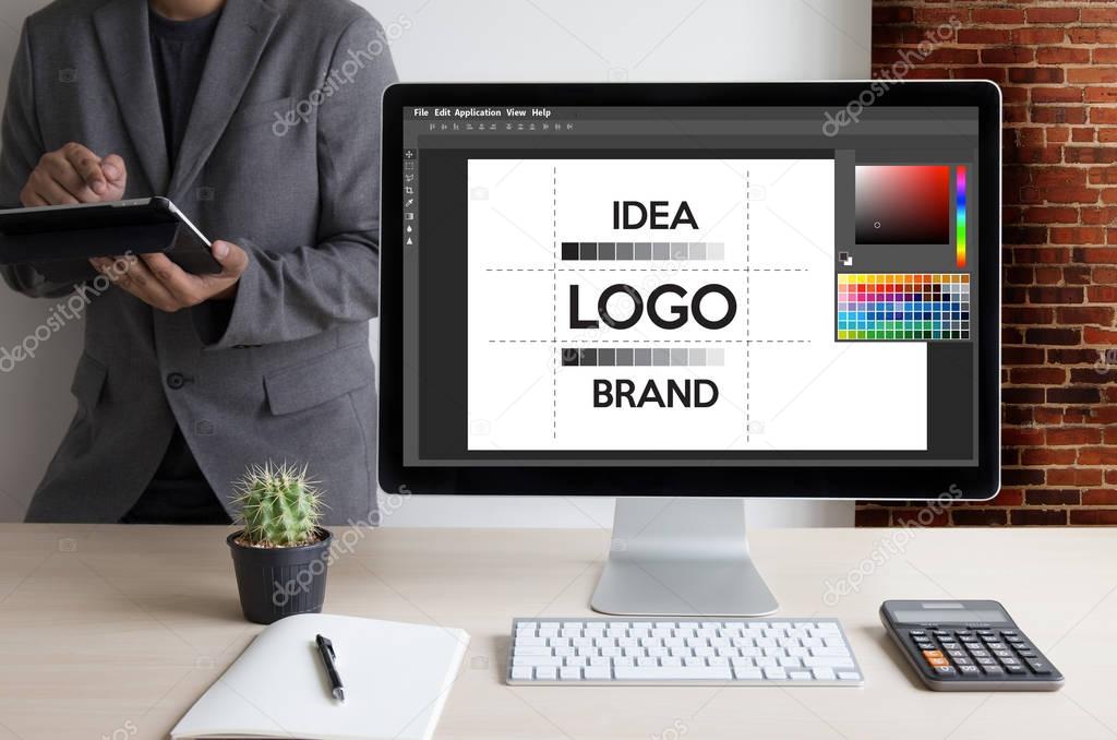 Design creative creativity work brand designer sketch graphic  logo design Business concept