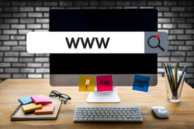 Www Web sitesi Online Internet Web sayfası bilgisayar tarayıcı bağlantısı