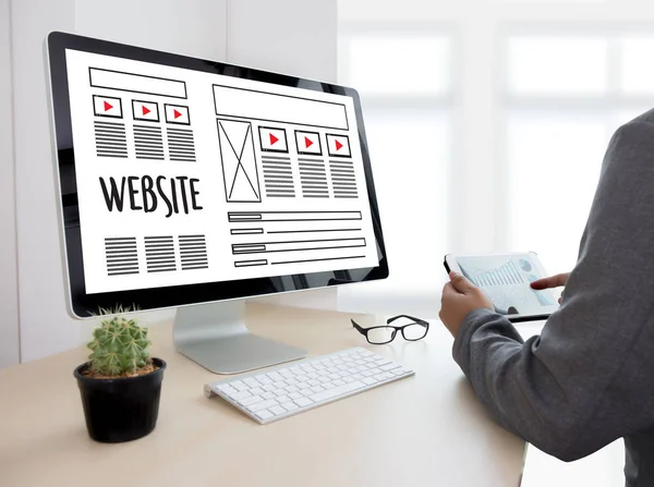 Web tasarım düzeni kroki çizim yazılım Media Www ve grafik 