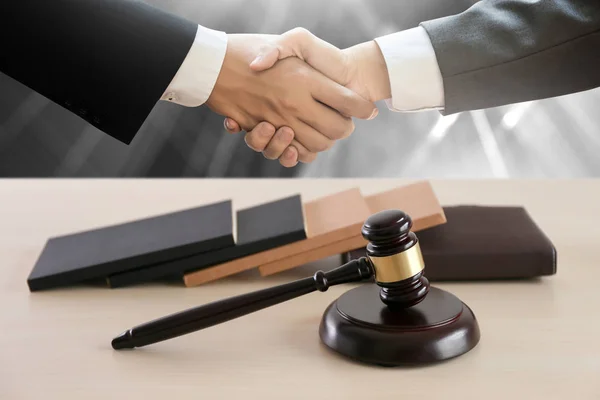 Justice and law concept  judge  the gavel,working with digital c — Stock Photo, Image