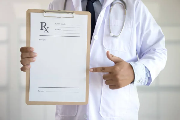 Medicin läkare patientens hälso-konceptet preventivmedel Rx pre — Stockfoto