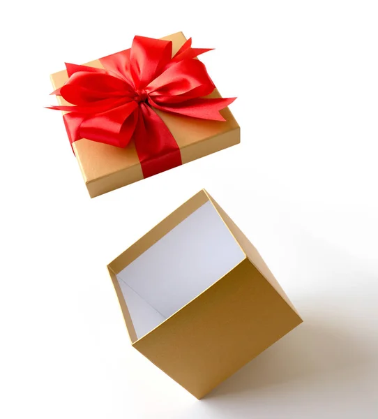 선물 상자 크리스마스 행복 한 휴일 인사말 카드 기념일 기독교 — 스톡 사진