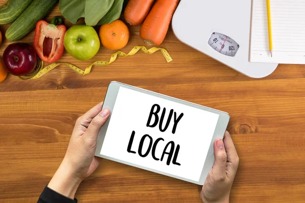 Buy Local Fresh produce on sale at the local farmers market