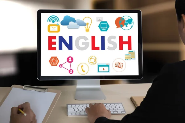 ESPAÑOL (British England Language Education) ¿Hablas español — Foto de Stock