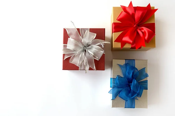 Подарункова коробка Різдвяна щаслива святкова листівка річниця Шрі — стокове фото