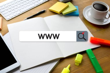 Www Web sitesi Online Internet Web sayfası bilgisayar tarayıcı bağlantısı