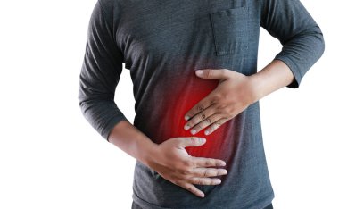 İşadamı mide ağrısı bacteri krizinden