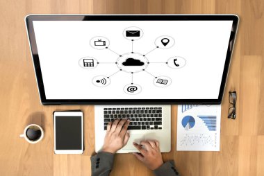  Cloud Computing Diyagramı Ağ veri depolama teknolojisi hizmeti