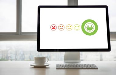 gülen yüz ifade müşteri hizmeti hedef Busine basarak