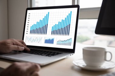 İstatistik analiz iş verileri diyagramı büyüme artış Pazar