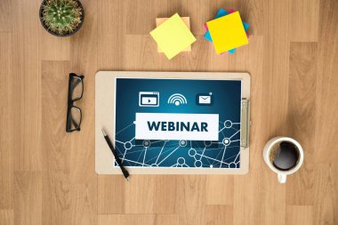 Webinar el tablo kullanın E-iş bağlantı tarama comp