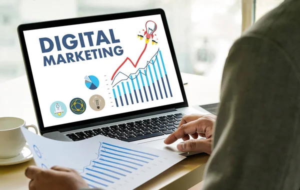 Digitale Marketing nieuwe opstarten Millennials Business projectteam — Stockfoto