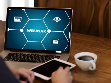 Webinar el tablo kullanın E-iş bağlantı tarama comp
