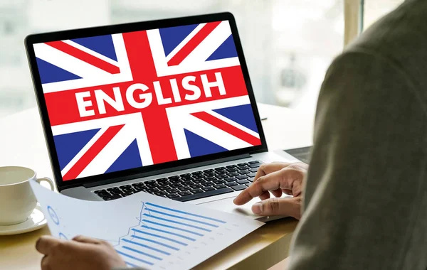 日本語が上手の英語 (イギリス イギリスの言語教育) を学ぶ — ストック写真