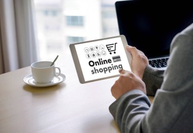 Online alışveriş Ekle sepeti siparişi saklamak için satın almak satış Online alışveriş