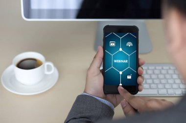 Webinar el tablo kullanın E-iş bağlantı tarama comp