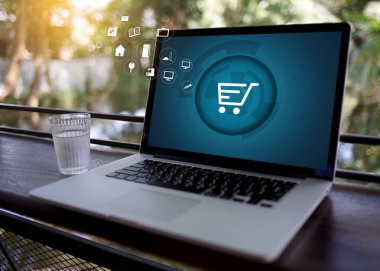 İş adamları teknoloji e-ticaret Internet küresel Marketi kullanın