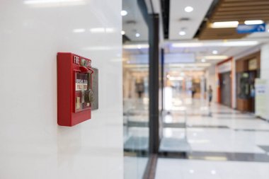 Alışveriş Merkezi uyarı ve güvenlik sys duvarına alarm yangın