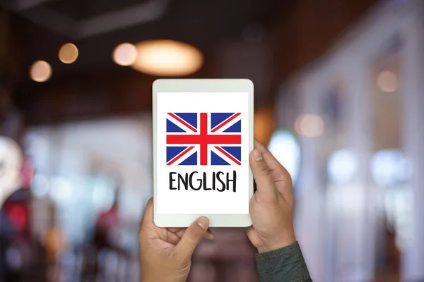 ESPAÑOL (Inglaterra Británica) Aprender inglés Lan — Foto de Stock