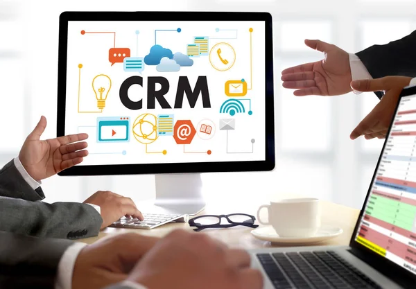 Business Client CRM Management Analysis Service Concept manage — Photo