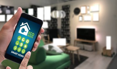 Şeyler çok modern yaşam r uzak ev denetimi Internet