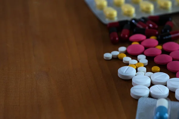 Médicament Pharmacie substances interdites médicament Emballage des comprimés — Photo