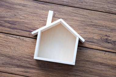 Ev tatlı ev kopya alanı el yapımı ev şeklindeki sembolü house