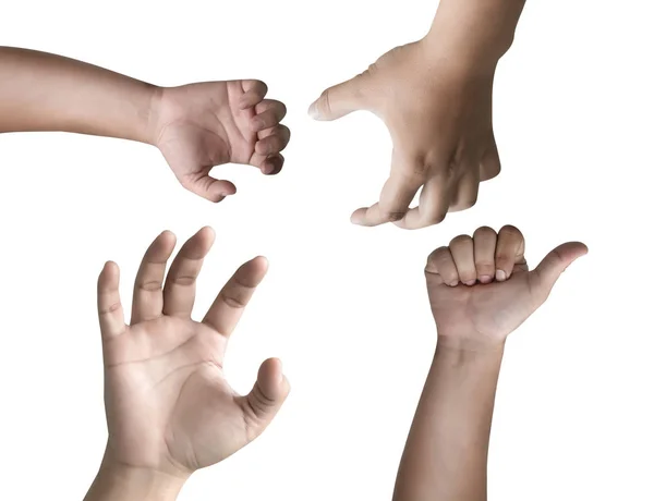 Arm  young man  blood  hands Collection of high resolution  on w — Stock Photo, Image