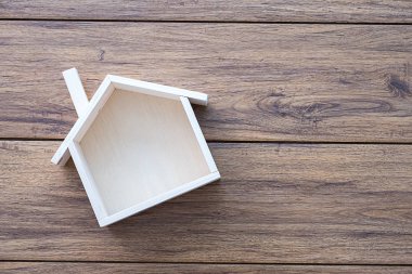 Ev tatlı ev kopya alanı el yapımı ev şeklindeki sembolü house