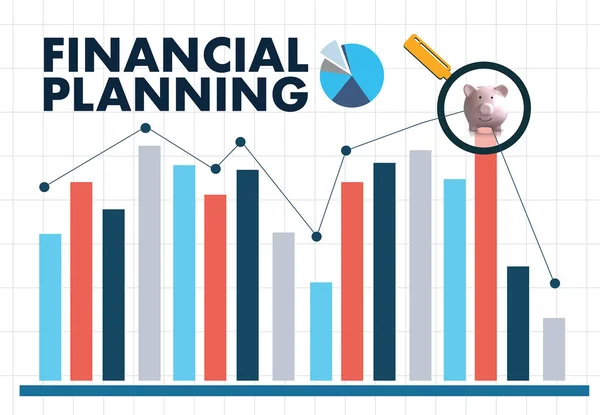 Planification financière planification de la retraite homme et femme à la retraite — Photo