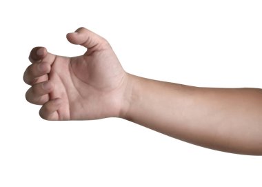 kol genç adam ellerini kanla geçti