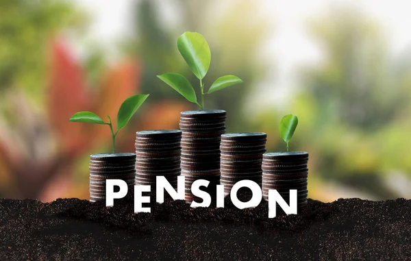 Emeklilik para tasarruf mali kavramı ve emeklilik ve peopl — Stok fotoğraf