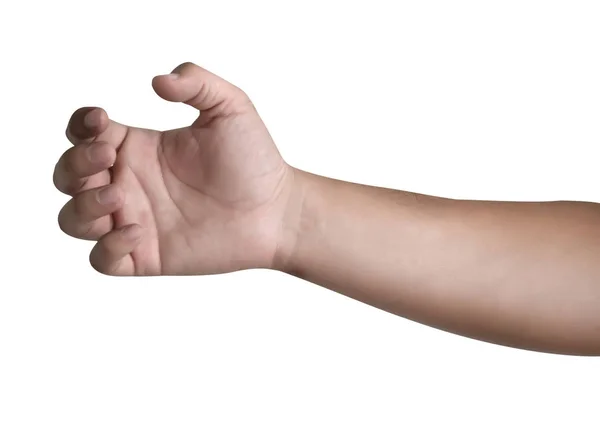 Arm Young Man Hands Crossed Blood — Stock Photo, Image