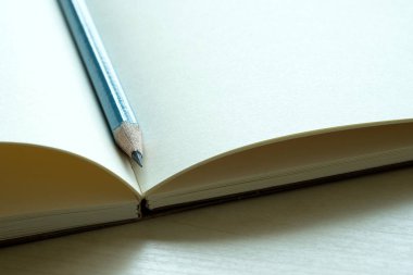 İş adamı boş defter iş belge Black Üstten Görünüm 