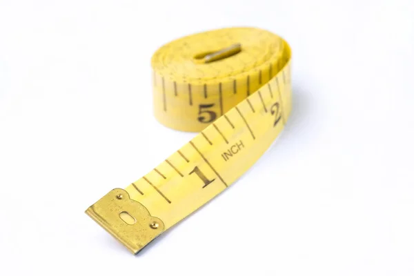 Measure tape for Checking Waistline Tailoring Meter to Healthy — Stock Photo, Image