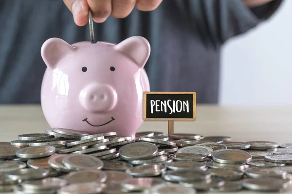 Positive  pension Happiness money saving for Retirement financia