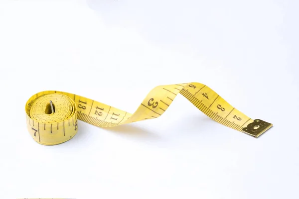 Maßband zur Überprüfung der Taille Maßanfertigung Meter gesund — Stockfoto