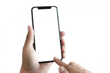 yeni telefon teknolojisi smartphone ile boş perde ve modern fra