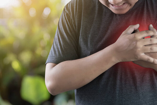 man disease chest pain suffering Heart attack