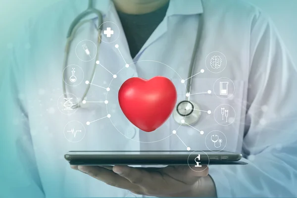 medicine heart Medicine doctor  technology network concept medic