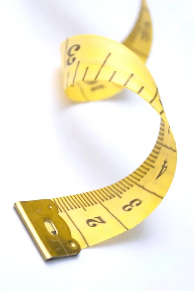 Maßband zur Überprüfung der Taille Maßanfertigung Meter gesund — Stockfoto