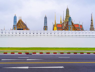 duvar ve Bangkok Tayland morin tapınakta