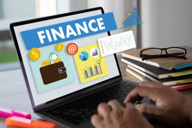 man of business Finance Banking digital technology use software 